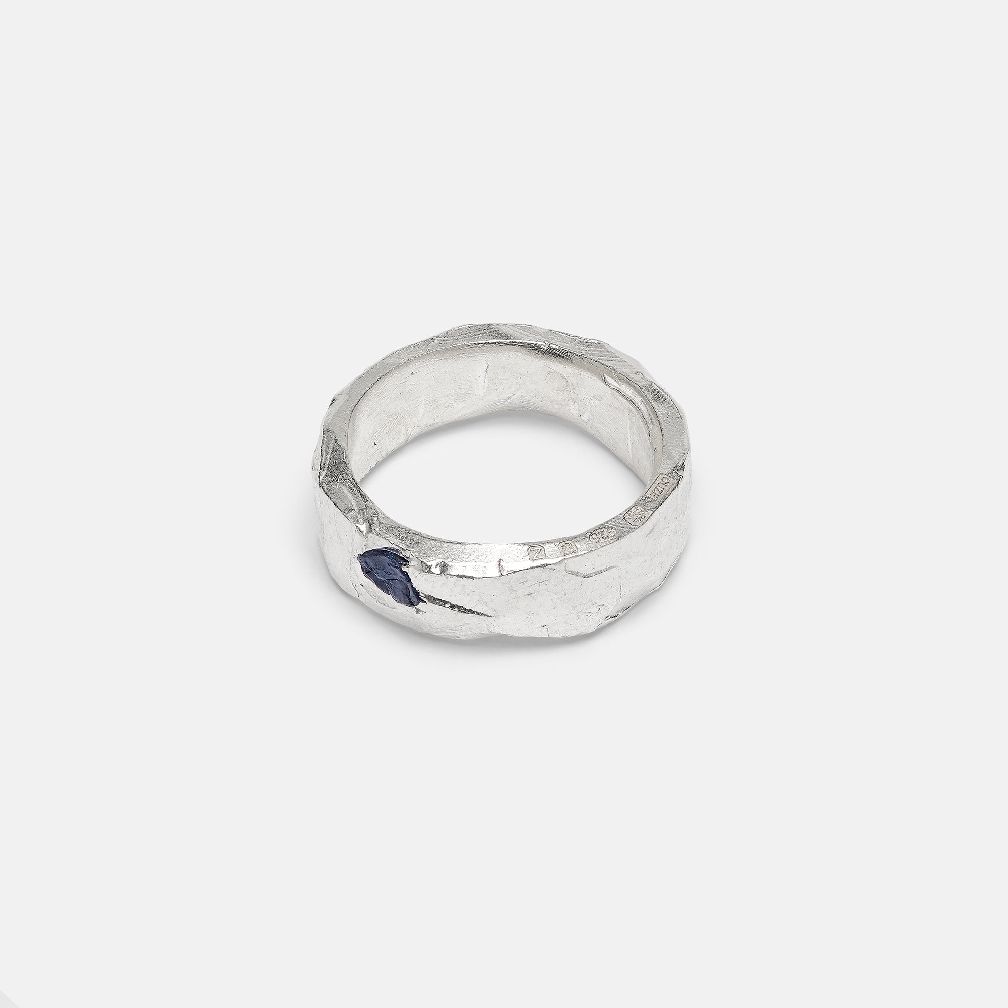Raw Blue Sapphire Una Band