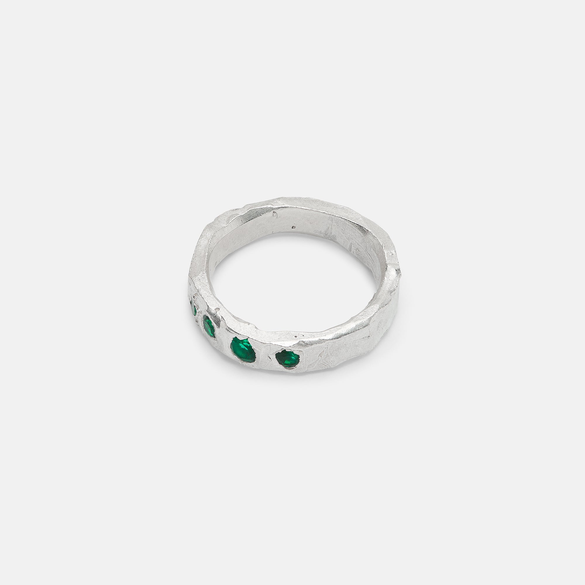 Quadruple Emerald Ring