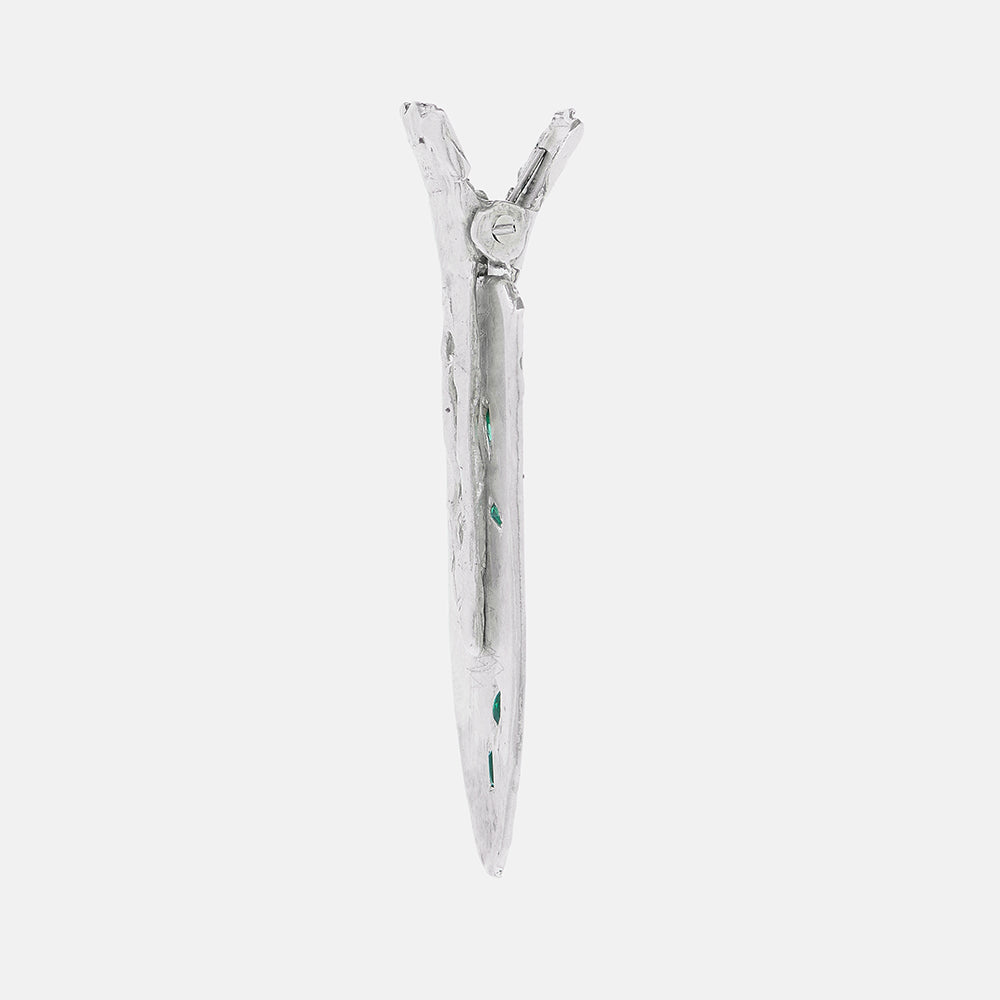 Emerald Scatter Hairclip