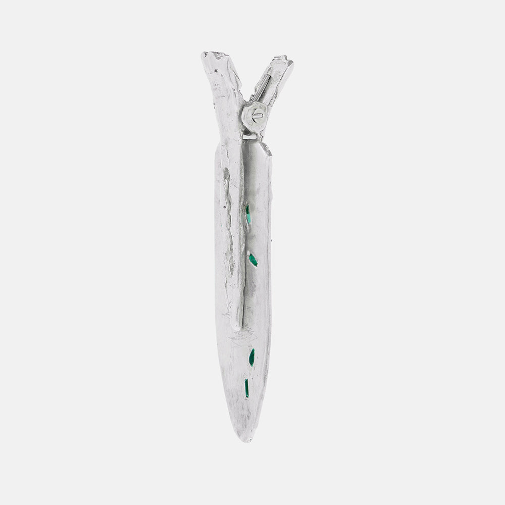 Emerald Scatter Hairclip