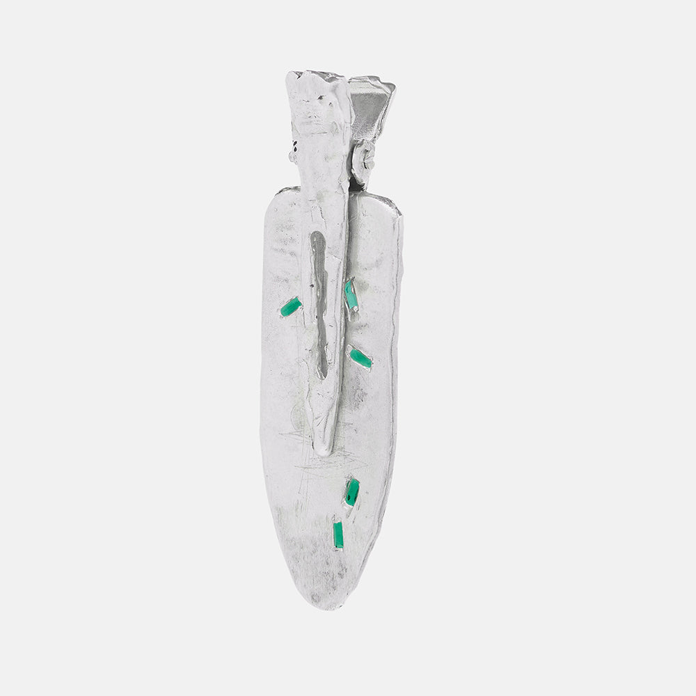 Emerald Scatter Hairclip