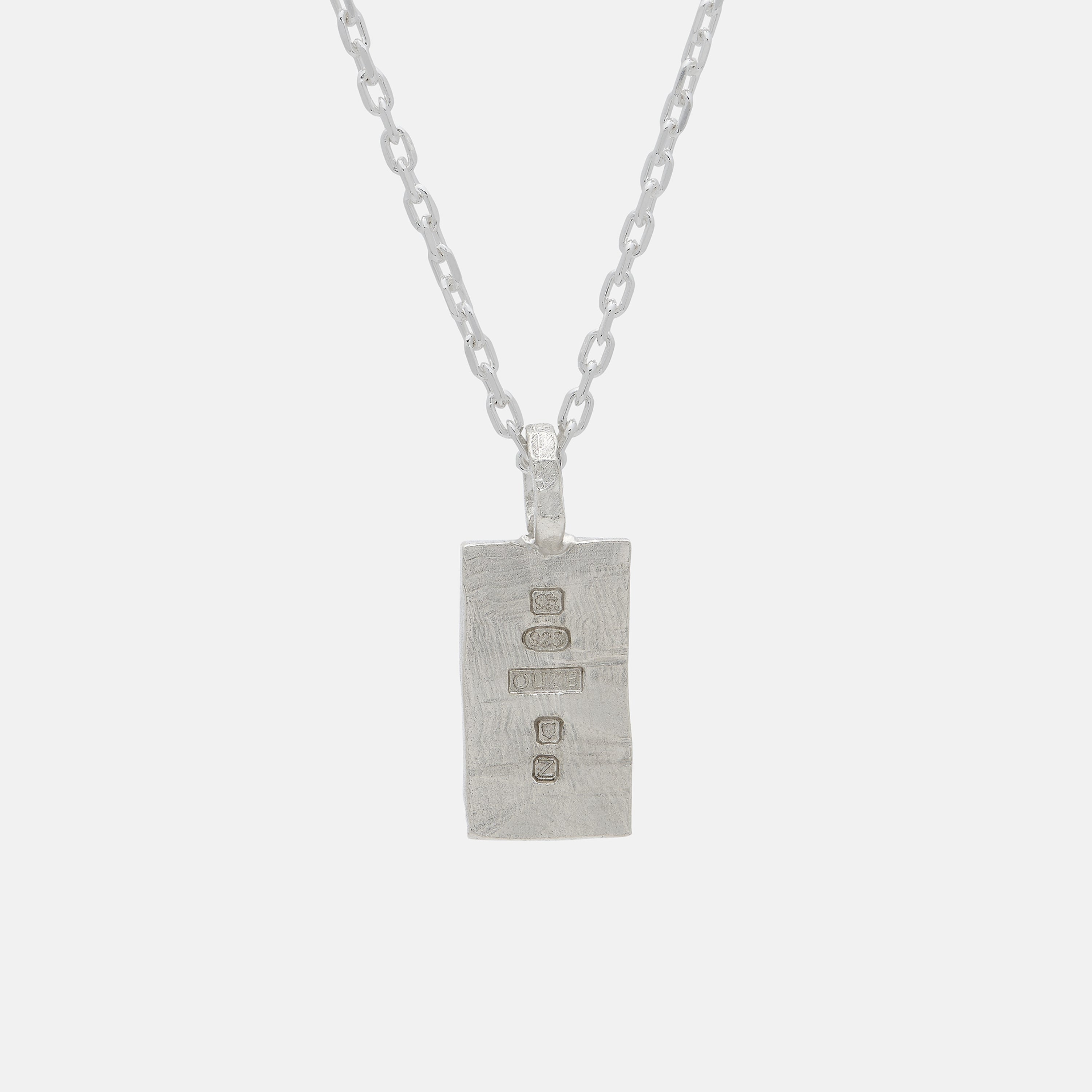 French Lace Ingot Necklace
