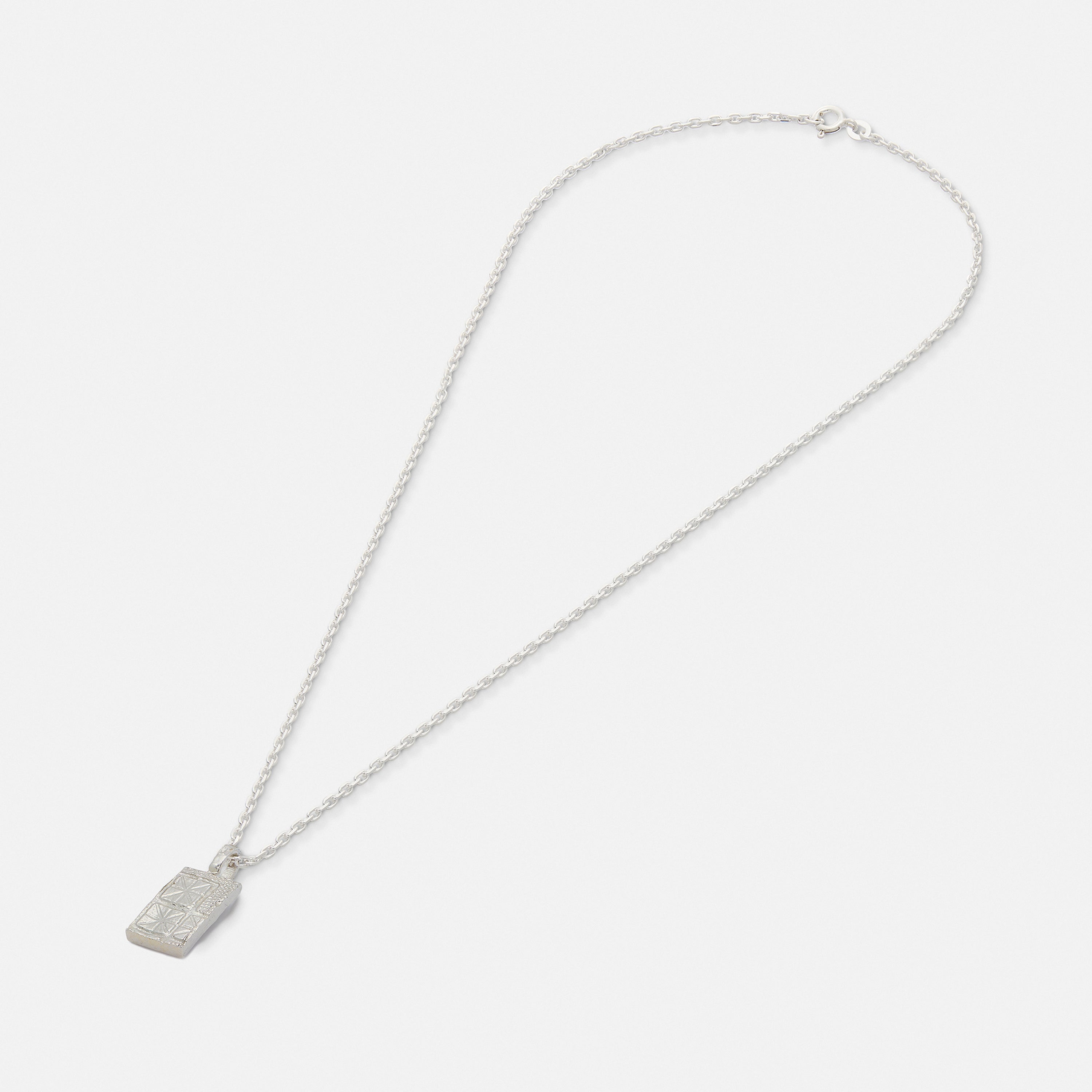 French Lace Ingot Necklace