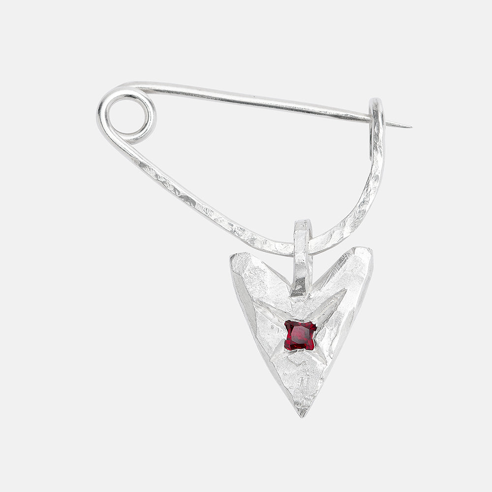 XL Heart Brooch