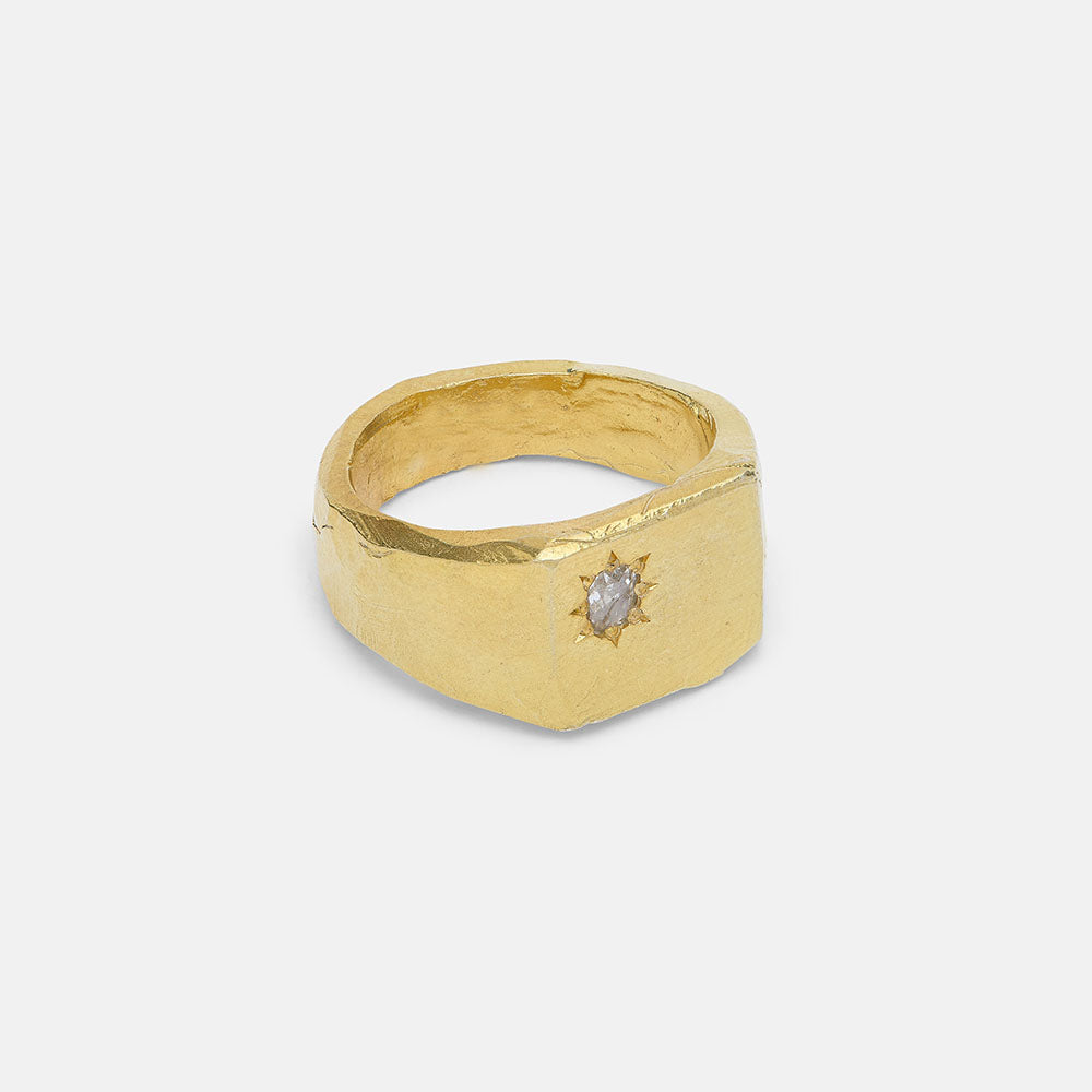 Old-cut Diamond Signet