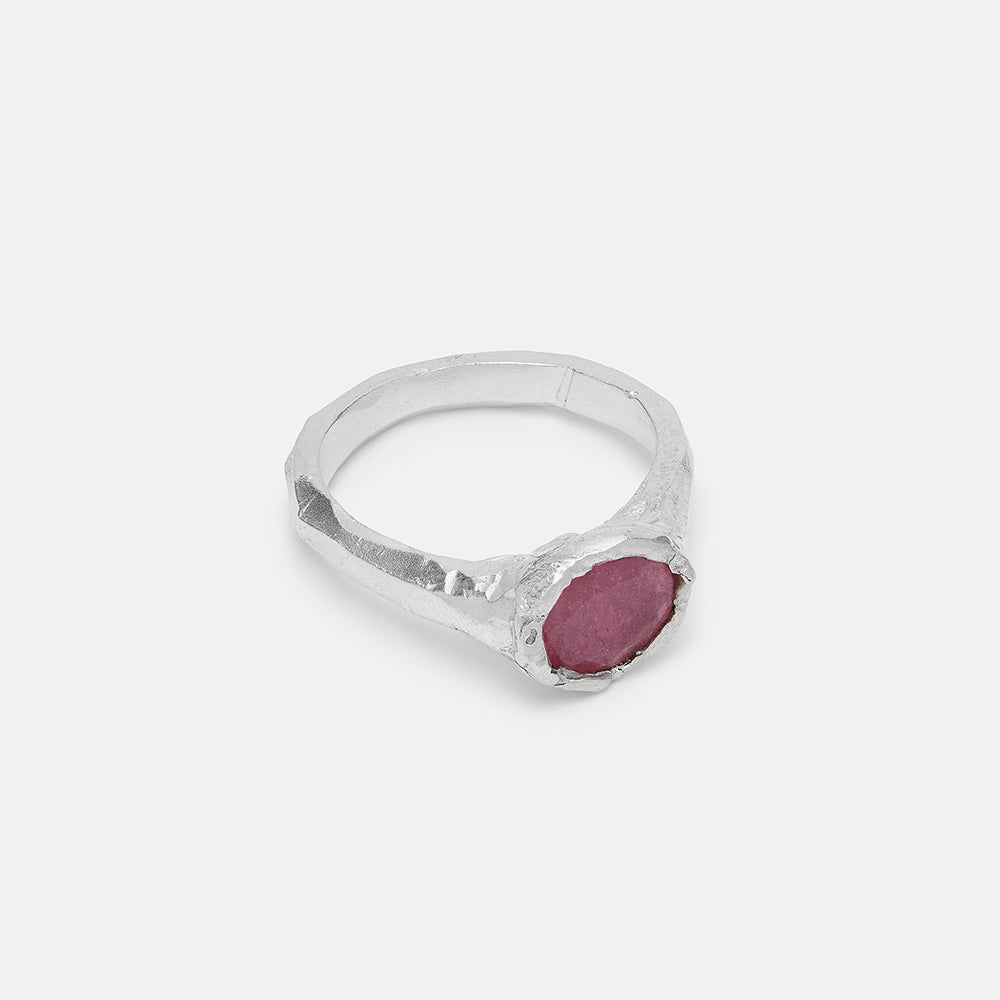 Ruby Tulip Ring