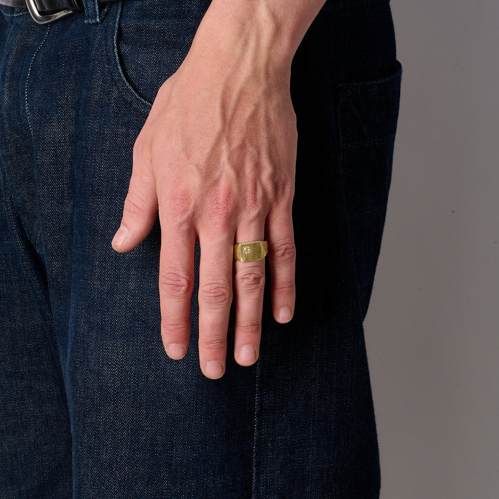 Old-cut Diamond Signet