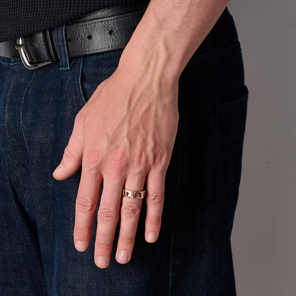 9k Rose Gold Morris Band