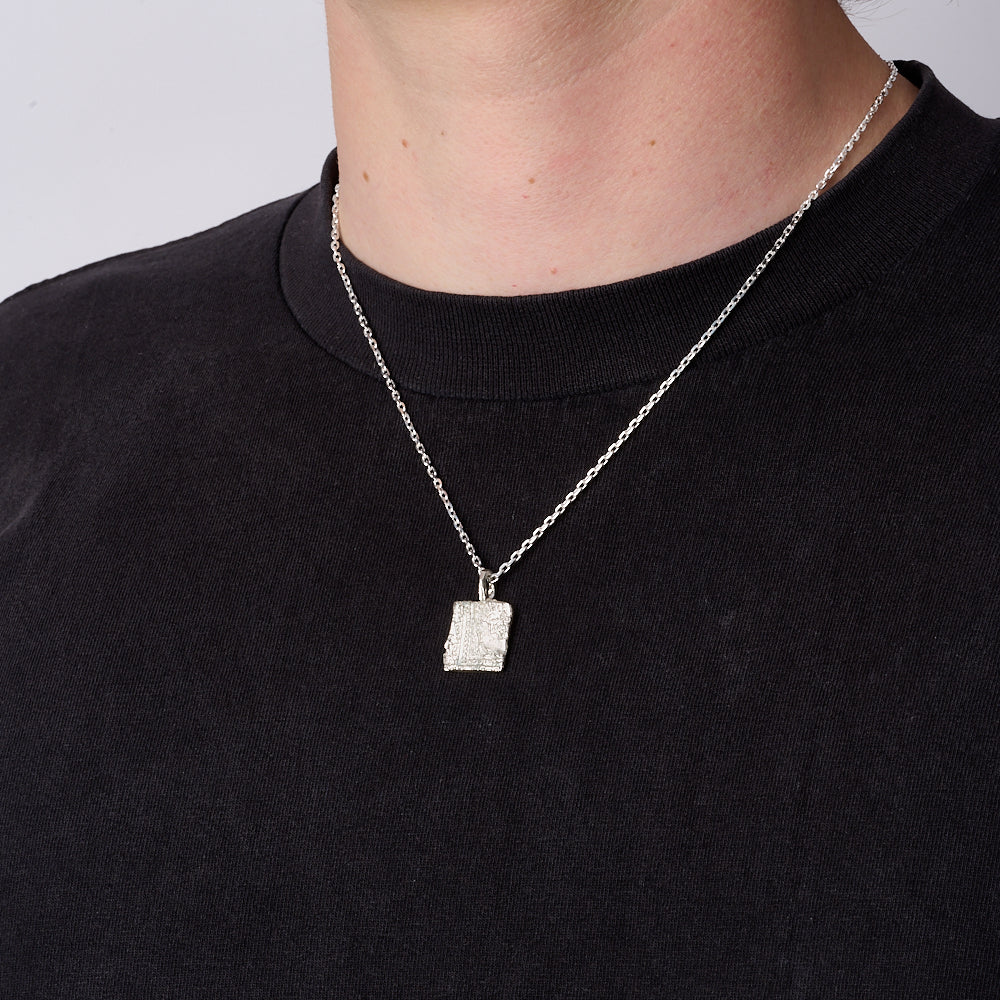 Square Lace Pendant
