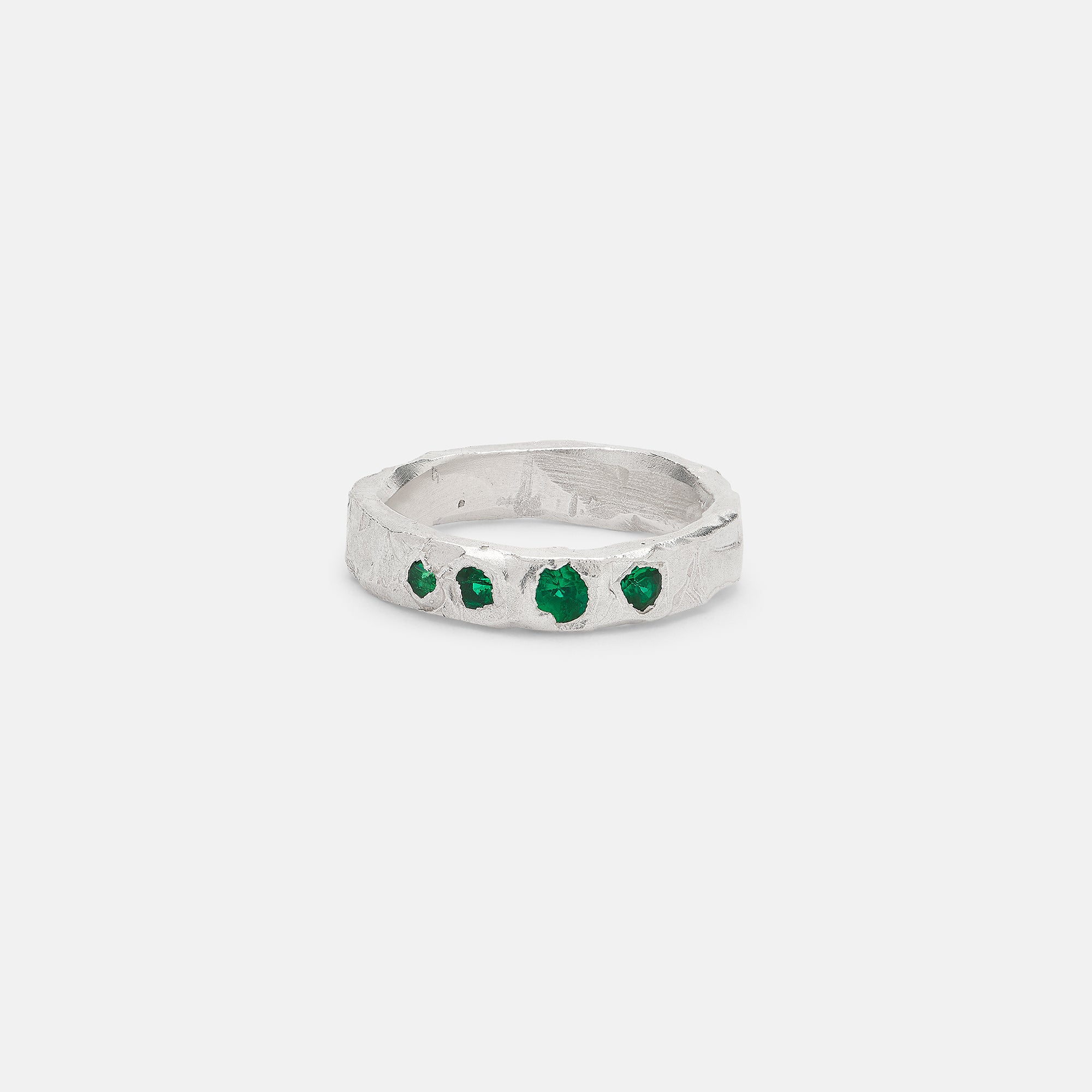 Quadruple Emerald Ring