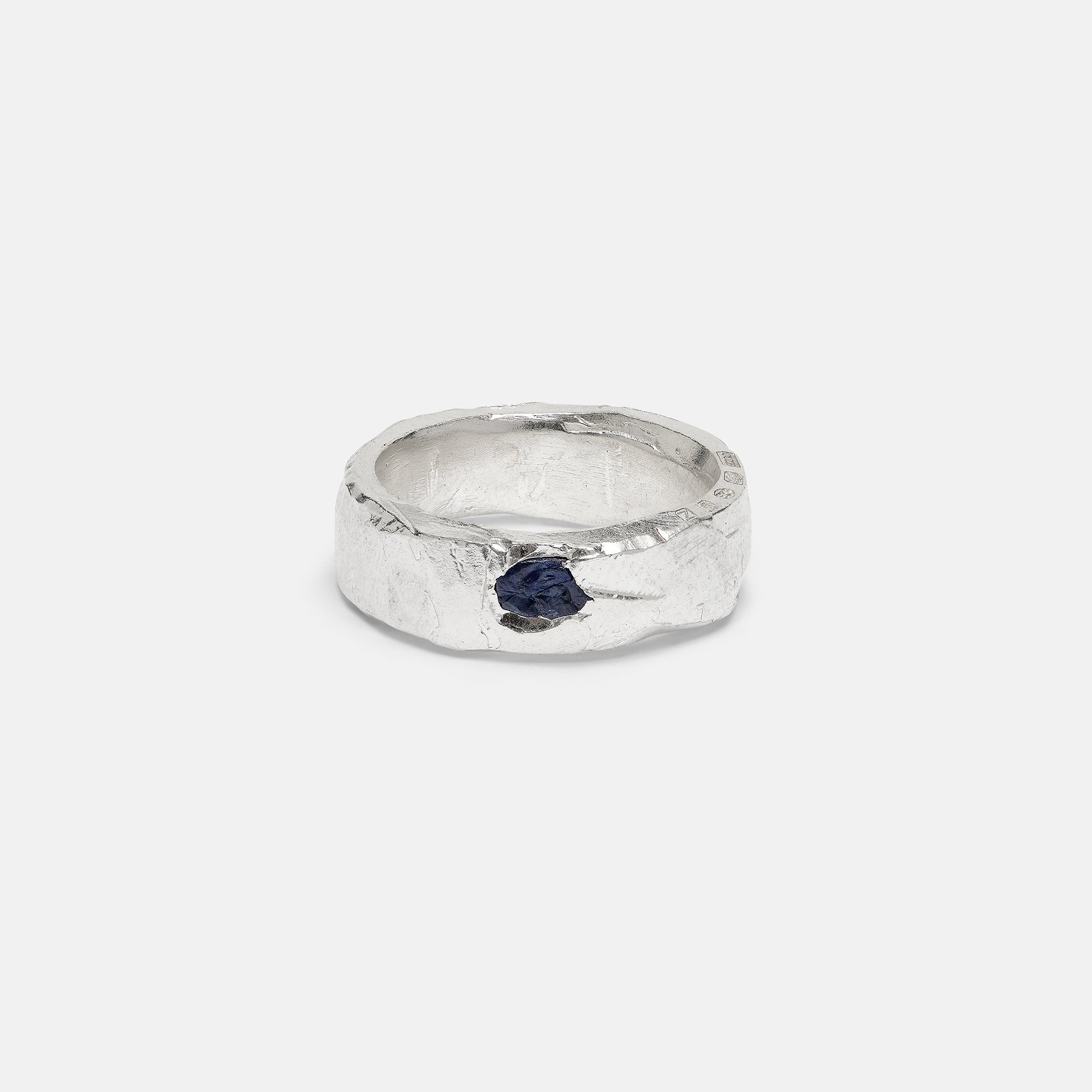 Raw Blue Sapphire Una Band