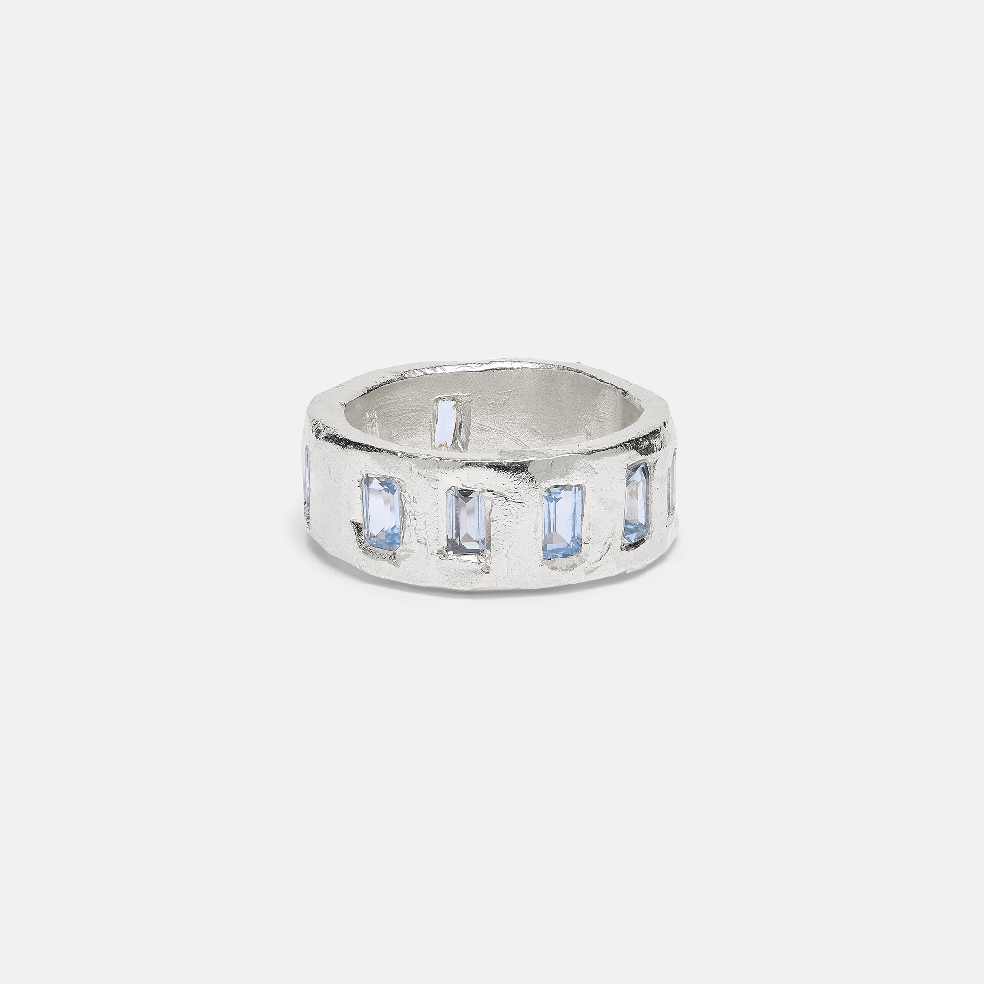 Aquamarine Morris Ring