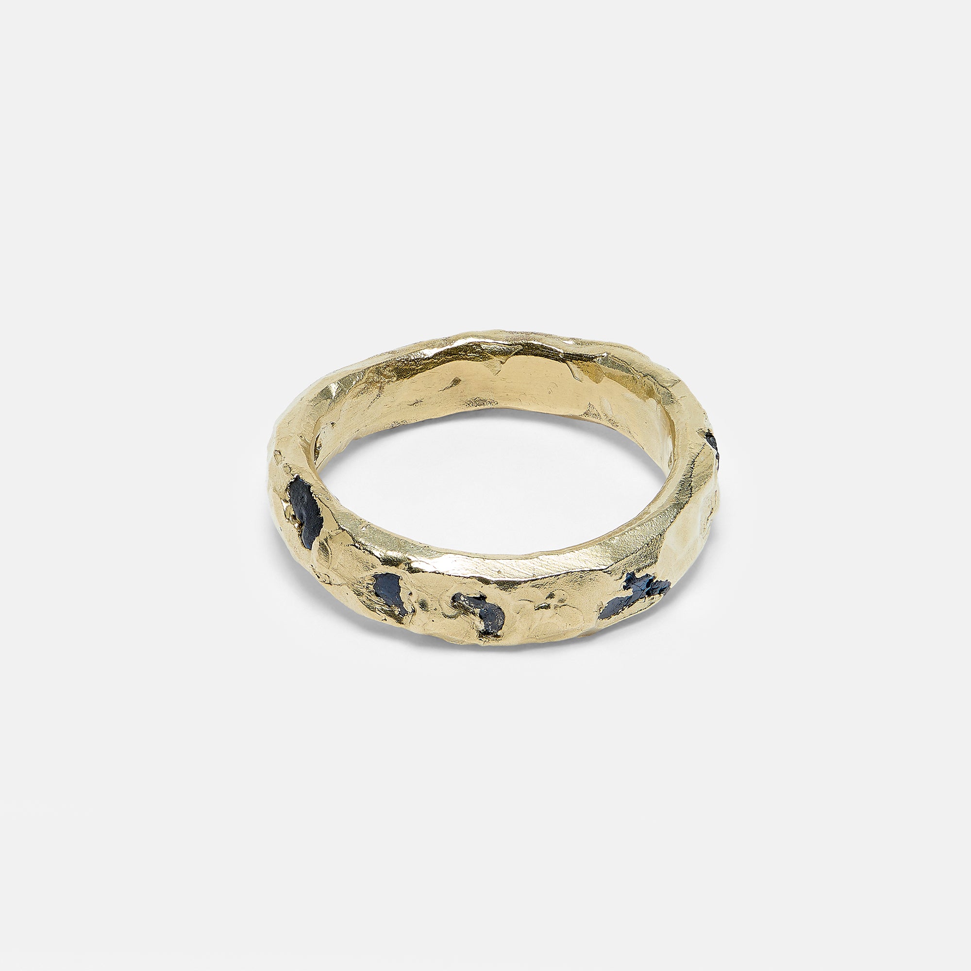 9k Gold Skinny Scatter Band