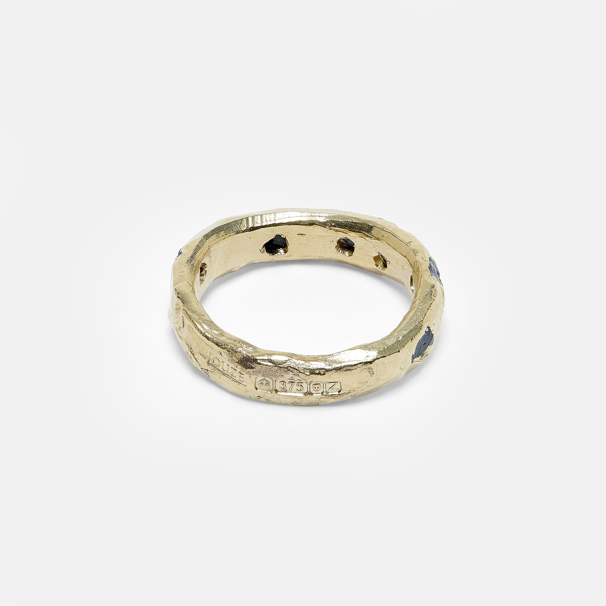 9k Gold Skinny Scatter Band