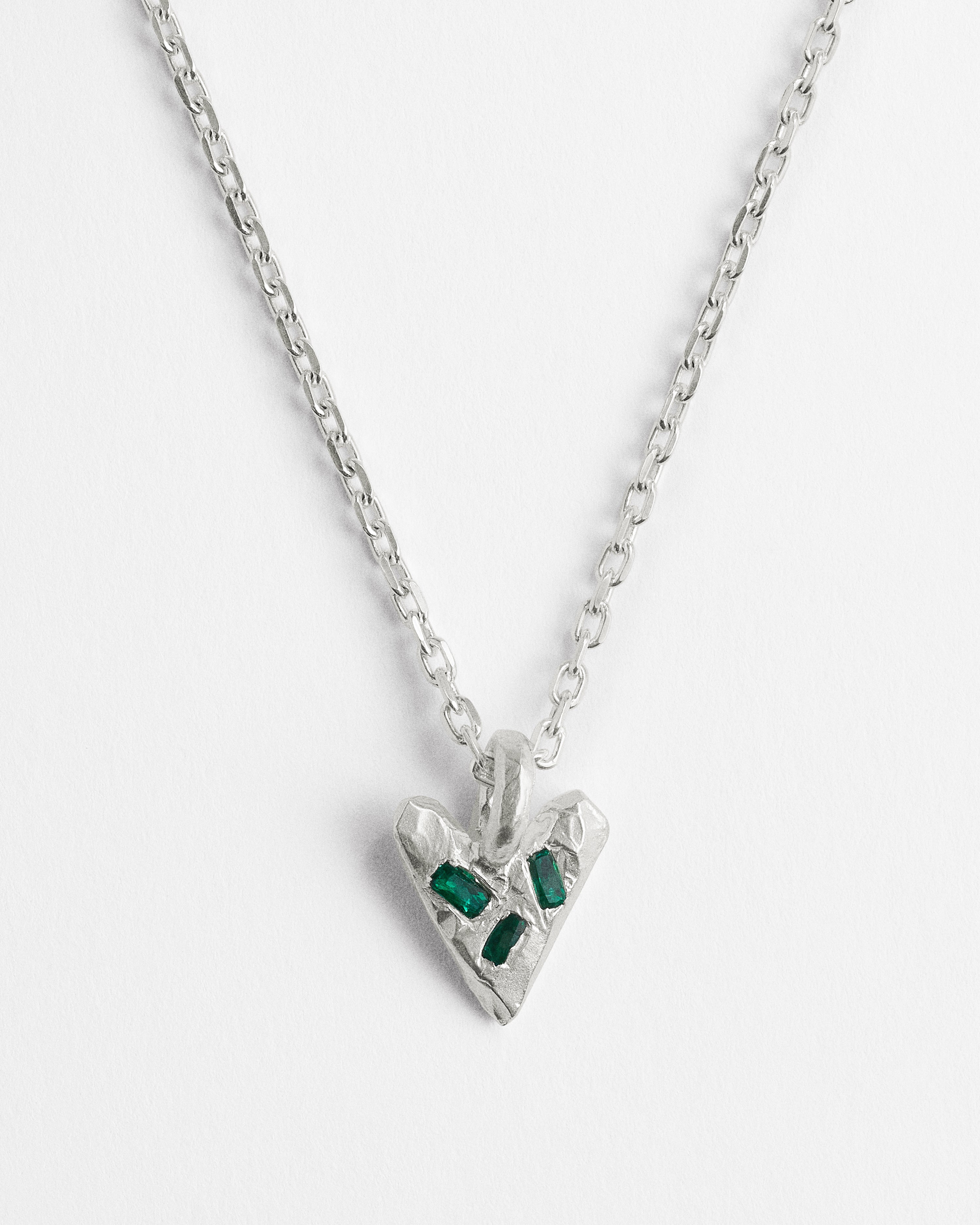 Emerald Heart Pendant