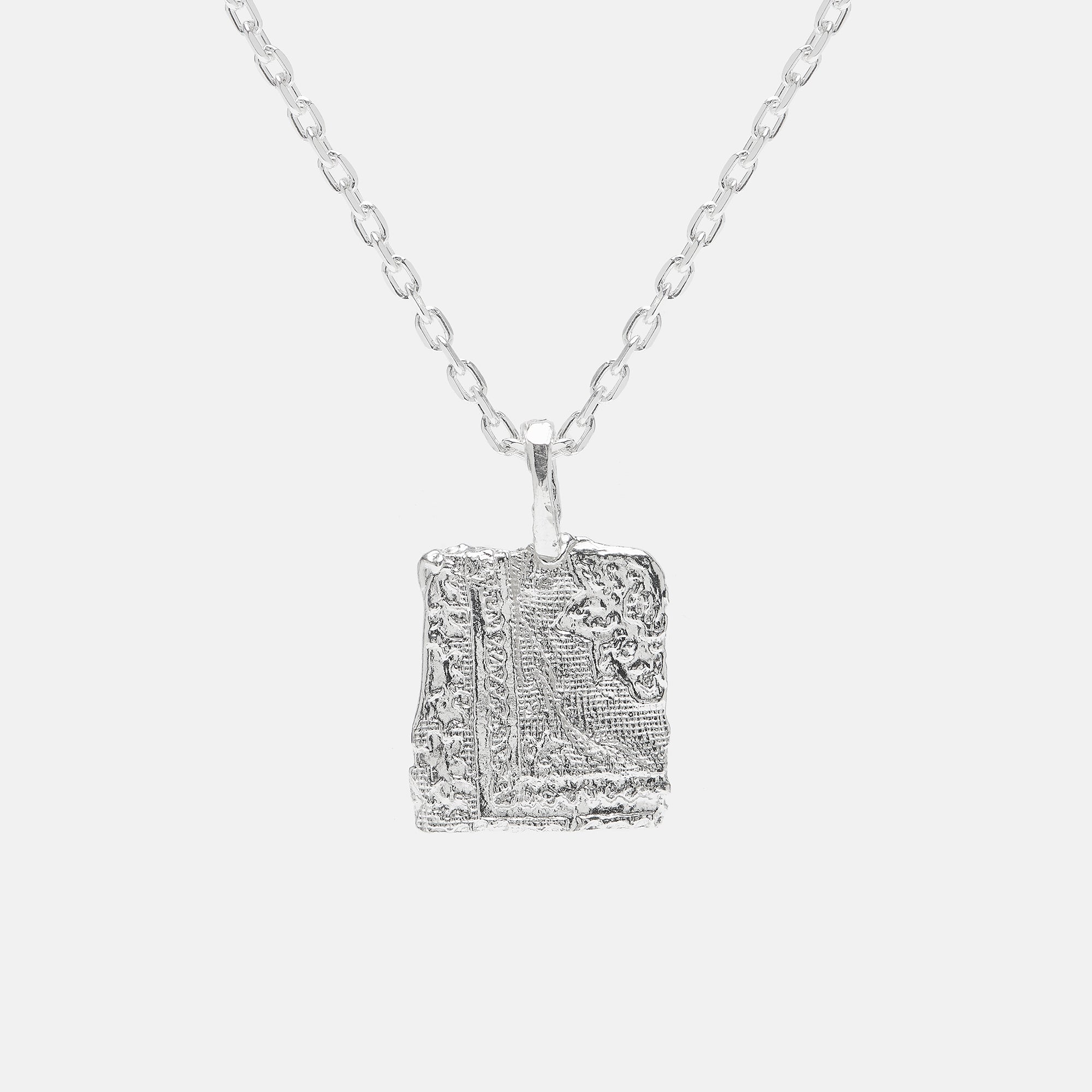 Square Lace Pendant