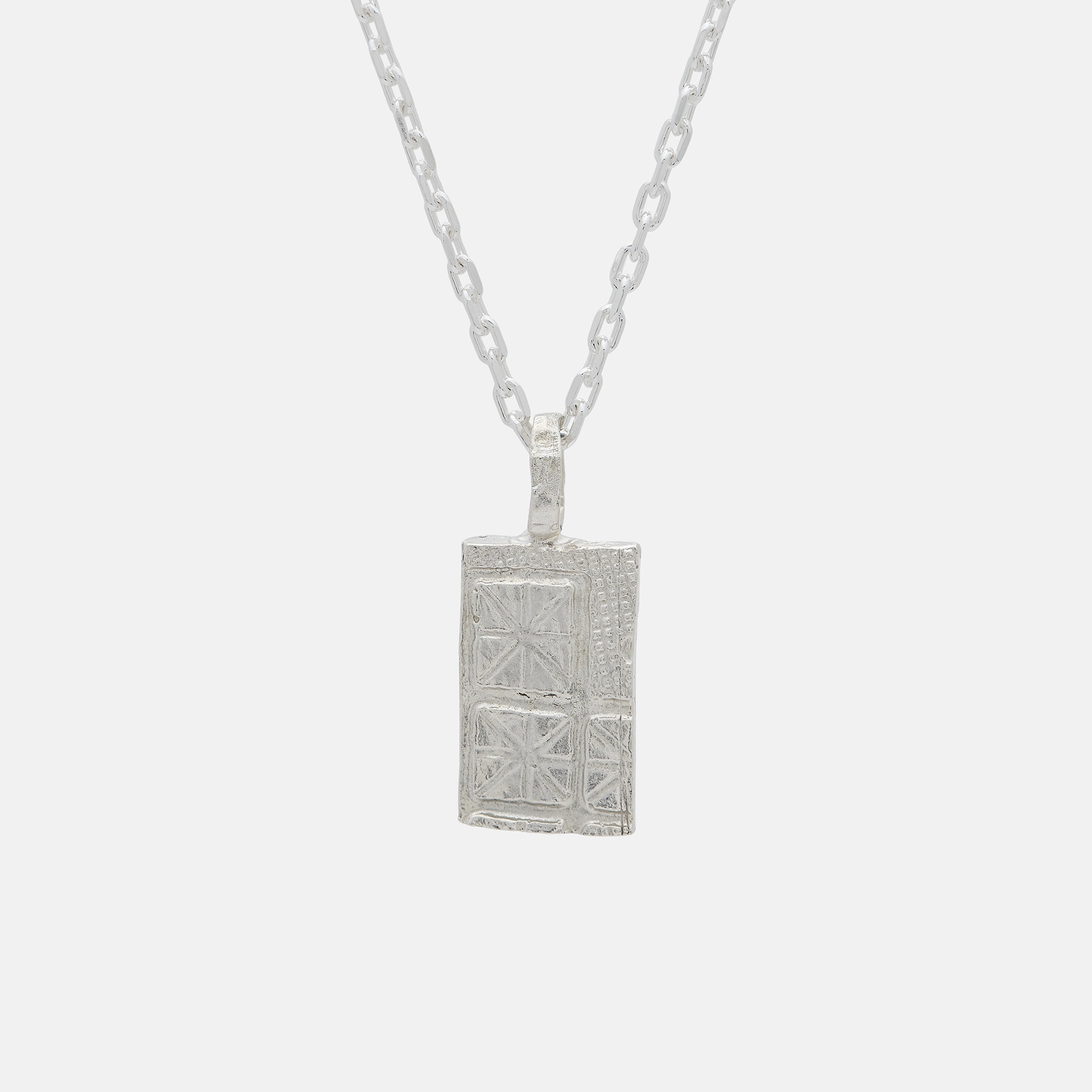 French Lace Ingot Necklace
