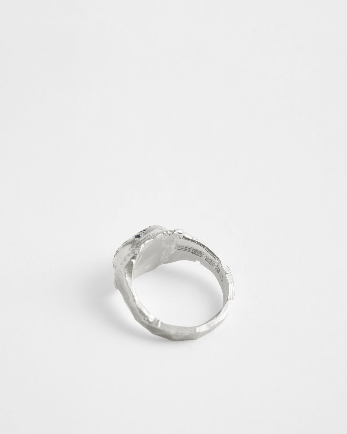 Sapphire Pave Relic Signet