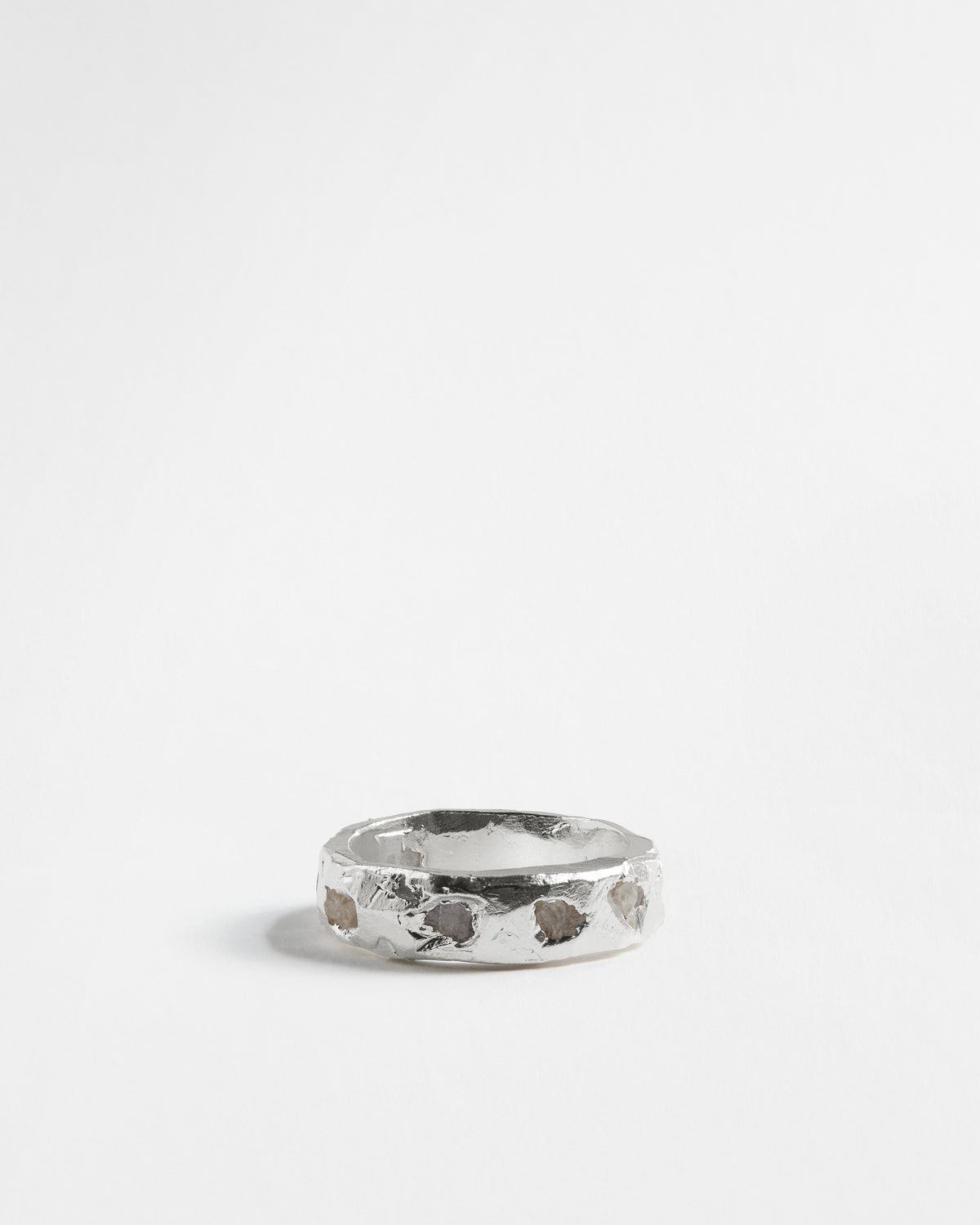 White Sapphire Scatter Band