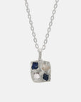 RAW SAPPHIRE SCATTER NECKLACE