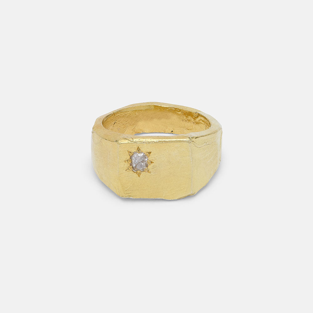 Old-cut Diamond Signet