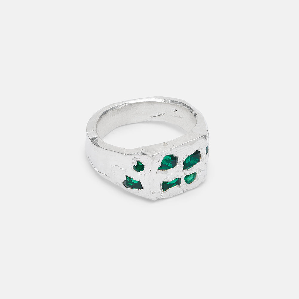 Emerald Scatter Signet