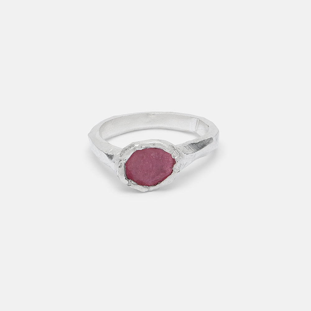 Ruby Tulip Ring