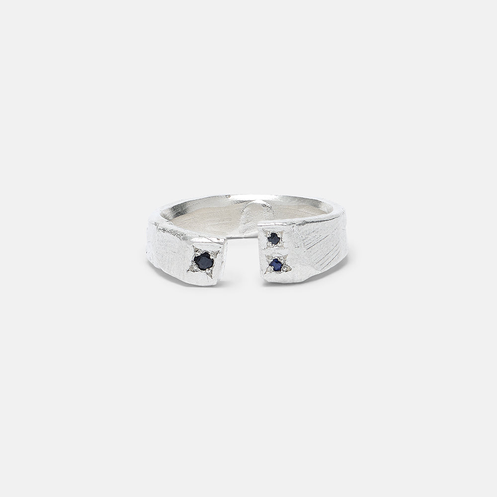 Sapphire Open Band Ring