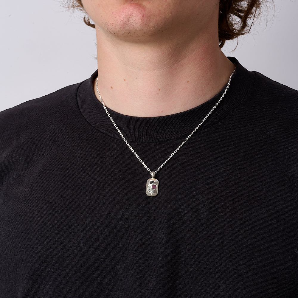 Kolorowy Scatter Facet Pendent
