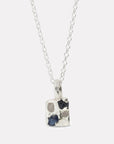 RAW SAPPHIRE SCATTER NECKLACE